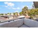 Balcony with views of the community and parking area at 3066 Tarpon Dr # 204, Las Vegas, NV 89120