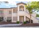 The front of the building has traditional architectural design with a private entrance and a staircase on the right at 3066 Tarpon Dr # 204, Las Vegas, NV 89120