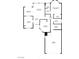 Detailed floor plan showcasing the layout of the home, including the kitchen, living room, and bedrooms at 3128 Faiss Dr, Las Vegas, NV 89134