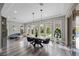 Dining area with backyard views at 3131 Reverence Heights Ln, Las Vegas, NV 89138