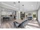 Open dining room area with modern décor and abundant natural light at 3131 Reverence Heights Ln, Las Vegas, NV 89138