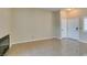 Clean living area with tile flooring, fireplace, and a neutral color palette at 3150 Soft Breezes Dr # 2030, Las Vegas, NV 89128