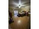 Large main bedroom with beautiful hardwood flooring and a ceiling fan at 3562 Driving Range St, Las Vegas, NV 89122