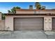 A one-car garage door for easy access at 4339 Spencer St # 15, Las Vegas, NV 89119