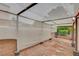 View of shaded patio with gravel, stepping stones, and privacy shades at 4339 Spencer St # 15, Las Vegas, NV 89119