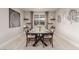Elegant dining room features a large table, seating for ten, and mountain view at 5741 N Park St, Las Vegas, NV 89149