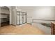 Bathroom showcasing a glass-enclosed shower, soaking tub, and tiled flooring at 653 Paloma Cir, Mesquite, NV 89027