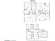 Two-story floor plan view displaying the layout of the home's living spaces, bedrooms, and amenities at 8104 Wispy Sage Way, Las Vegas, NV 89149