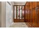 Spacious walk-in closet featuring custom shelving, mirrored doors, and ample storage space at 9500 Balatta Canyon Ct, Las Vegas, NV 89144