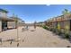 Minimalist backyard with desert landscaping, offering a serene and low-maintenance outdoor space at 12429 Alpenglow Ct, Las Vegas, NV 89138