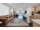 Bright and airy living space connecting the kitchen and living area, perfect for entertaining and relaxing at 12429 Alpenglow Ct, Las Vegas, NV 89138