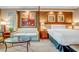 Relax in this sophisticated suite featuring plush furnishings, elegant decor, and a comfortable king-sized bed at 125 E Harmon Ave # 2907, Las Vegas, NV 89109
