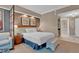 Cozy bedroom featuring a comfortable king-size bed, a sitting area, and a well-decorated neutral color scheme at 125 E Harmon Ave # 2907, Las Vegas, NV 89109