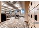 Spacious fitness center featuring modern exercise equipment and locker area for residents at 125 E Harmon Ave # 2907, Las Vegas, NV 89109