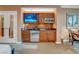 The suite features a well-appointed kitchenette and a cozy dining area, perfect for relaxing after a long day at 125 E Harmon Ave # 2907, Las Vegas, NV 89109