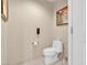 The toilet room offers simple features at 125 E Harmon Ave # 2907, Las Vegas, NV 89109