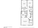 Detailed floor plan showcasing the layout of the home's second floor with bedrooms and bathrooms at 160 Lomita Heights Dr, Las Vegas, NV 89138