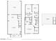 This floor plan shows levels 1, 2, and 3 including kitchen, bedrooms and rooftop deck at 160 Lomita Heights Dr, Las Vegas, NV 89138