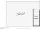 Floor plan of the rooftop deck shows the size and stair access at 160 Lomita Heights Dr, Las Vegas, NV 89138