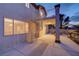 Outdoor patio area features a spiral staircase for upper level access at 2388 Kenneth Ave, Henderson, NV 89052