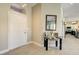 Welcoming foyer with tile flooring, high ceilings, and modern decor at 2625 Youngdale Dr, Las Vegas, NV 89134