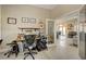 Home office with neutral colors and access to the kitchen and dining area at 2625 Youngdale Dr, Las Vegas, NV 89134