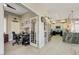 Bright, open-concept space, office, dining, and kitchen areas at 2625 Youngdale Dr, Las Vegas, NV 89134