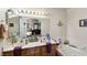 Double sink bathroom with tub and shower at 2809 Du Barry Manor Ln, Las Vegas, NV 89108