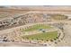 Aerial community view featuring a baseball field and a green community park at 3240 Avernus Ave, Henderson, NV 89044