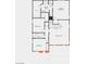 Floor plan featuring the layout of the second story at 3426 Oristano Ln, Henderson, NV 89044