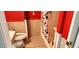Bathroom featuring a toilet, tiled flooring, and bathtub with a shower at 4119 Meadowglen Cir, Las Vegas, NV 89121