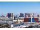 Expansive daytime view of the Las Vegas cityscape, showcasing hotels and mountains at 4381 W Flamingo Rd # 3818, Las Vegas, NV 89103