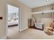 Versatile room with closet, shelving, and open doorway to a bedroom at 7470 Eldora Av, Las Vegas, NV 89117