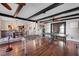 Spacious game room features hardwood floors and a variety of entertainment options at 7470 Eldora Av, Las Vegas, NV 89117