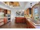 Spacious kitchen offering ample counter space, wood cabinets, and modern stainless steel appliances at 7470 Eldora Av, Las Vegas, NV 89117