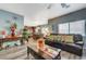 The living room is open to the kitchen and dining area at 7651 Anatolian St, Las Vegas, NV 89166