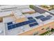 This rooftop features solar panels, offering energy efficiency for this home at 819 Bolide St, Las Vegas, NV 89138