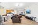 Open living space featuring a casual dining area and a well-lit kitchen at 8255 Las Vegas Blvd # 713, Las Vegas, NV 89123