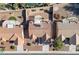 Bird's-eye view of the home featuring a private backyard and neighborhood, surrounded by desert landscape at 8901 Kingsmill Dr, Las Vegas, NV 89134