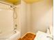 Clean and functional bathroom with a bathtub, shower, and updated fixtures at 8940 Emery Lake St, Las Vegas, NV 89123