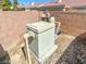Outdoor equipment and utilities area for the home's systems, including a pool heater at 8940 Emery Lake St, Las Vegas, NV 89123