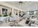Open-concept living room with comfortable seating, natural light, and stylish decor at 10408 Mezzanino Ct, Las Vegas, NV 89135