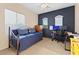 Bedroom with a daybed, a desk for study, and good natural light at 11132 Ferragamo Ct, Las Vegas, NV 89141