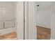 Bathroom with a shower and tub combination and tiled flooring at 1561 Campfire Ln, Mesquite, NV 89034