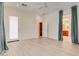 Large main bedroom features wood floors, recessed lighting, and bathroom access at 17 Stonemark Dr, Henderson, NV 89052
