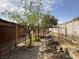 Backyard with planted garden at 204 Bradshaw Way, Las Vegas, NV 89145