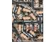 Aerial view of 220 Mission Newport Ln, showing surrounding community and landscaping at 220 Mission Newport Ln # 201, Las Vegas, NV 89107
