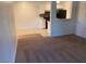 Inviting living area showcasing seamless flow into the adjacent kitchen at 220 Mission Newport Ln # 201, Las Vegas, NV 89107