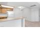Cozy dining area with a breakfast bar and bright lighting fixtures at 3740 Desert Marina Dr # 2, Laughlin, NV 89029