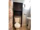 Bathroom with vanity and cabinet for additional storage at 400 National St, Henderson, NV 89015